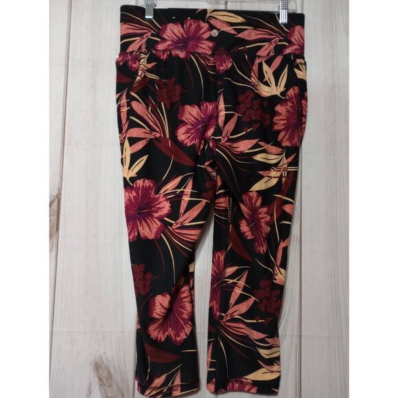 Livi Pants Ladies 14 Floral Capri - Picture 2 of 7